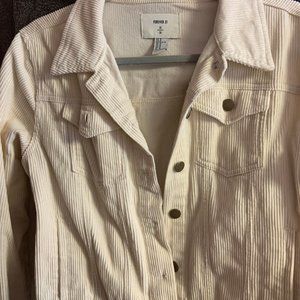 Cream corduroy jacket